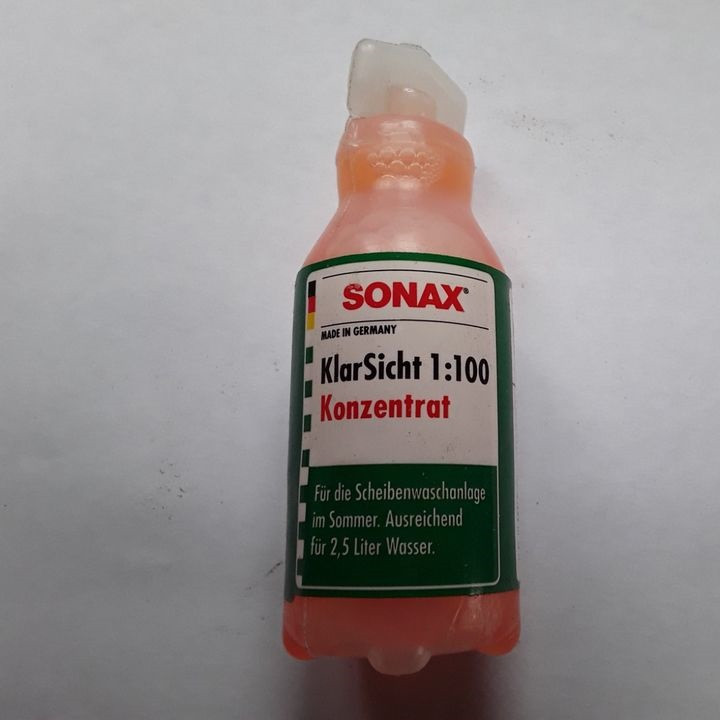 محلول شیشه پاک کن خودرو سوناکس کد 86400 حجم 25 میلی لیتر