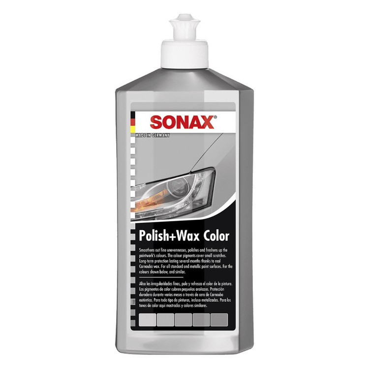 پولیش بدنه خودرو سوناکس مدل Silver Wax کد 097700 حجم 500 میلی لیتر