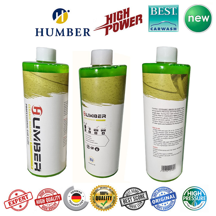 شامپو کارواش سرامیک بدنه خودرو هامبر مدل Foam 125 Ceramic حجم 1000 میلی لیتر