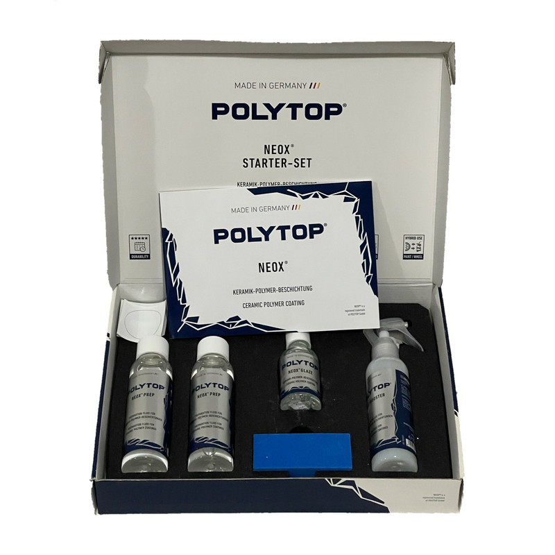 کیت نانوسرامیک خودرو پولیتاپ مدل Neox Ceramic Polymer Coating Starter Kit وزن 1000 گرم بسته 6 عددی