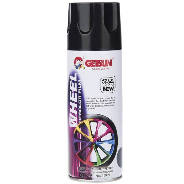 اسپری رنگ رینگ خودرو گتسان مدل G221 حجم 450 میلی لیتر