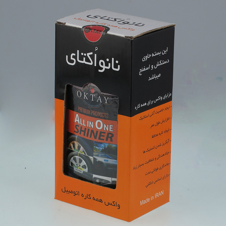 واکس داشبورد خودرو نانو اکتای مدل همه کاره حجم 250 میلی لیتر