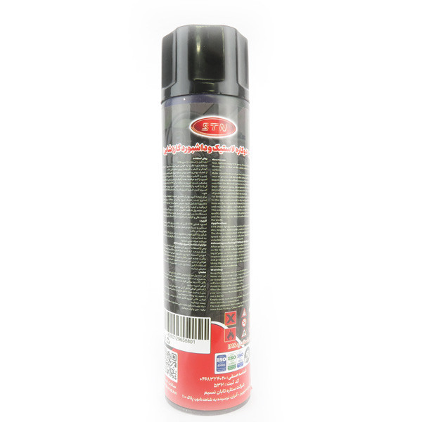 اسپری واکس لاستیک خودرو اس تی ان مدل SHINE حجم 650 میلی لیتر