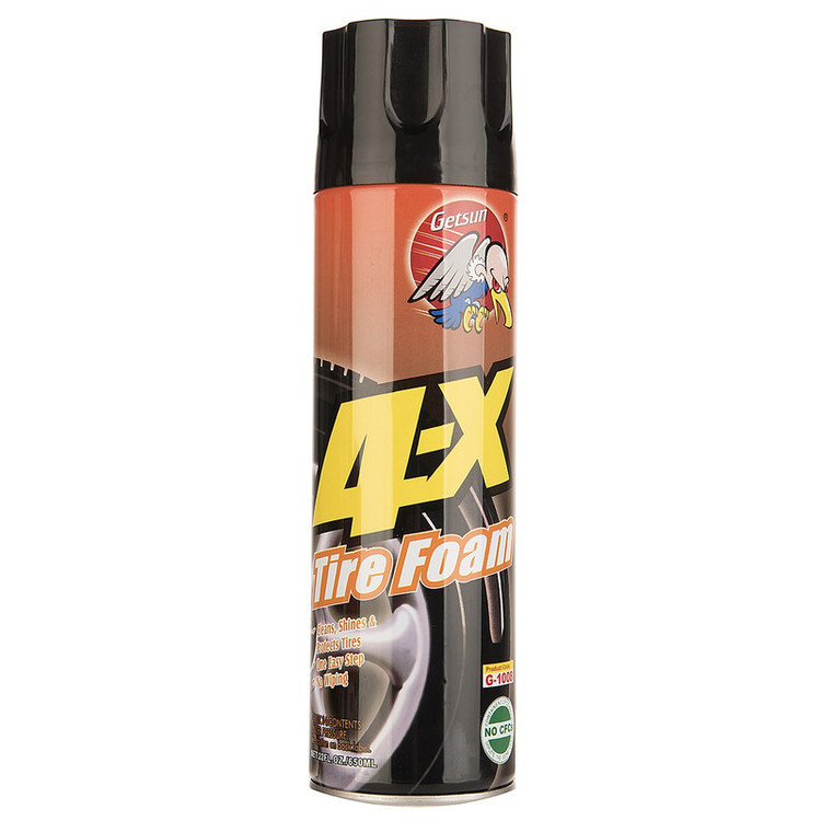 اسپری تمیز کننده تایر گتسان مدل G-1008 حجم 650 میلی لیتر