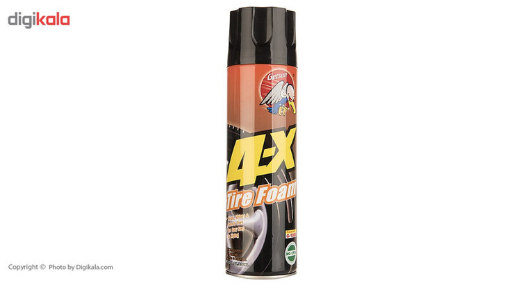 اسپری تمیز کننده تایر گتسان مدل G-1008 حجم 650 میلی لیتر