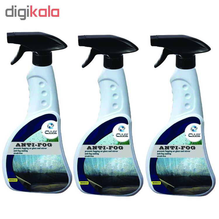 اسپری تمیز کننده شیشه خودرو سیواکس مدل as500 حجم 500 میلی لیتر بسته 3عددی