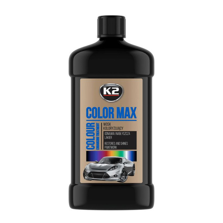 پولیش واکس خودرو کیتو مدل COLOR MAX CZARNY K025CA حجم 500 میلیلیتر