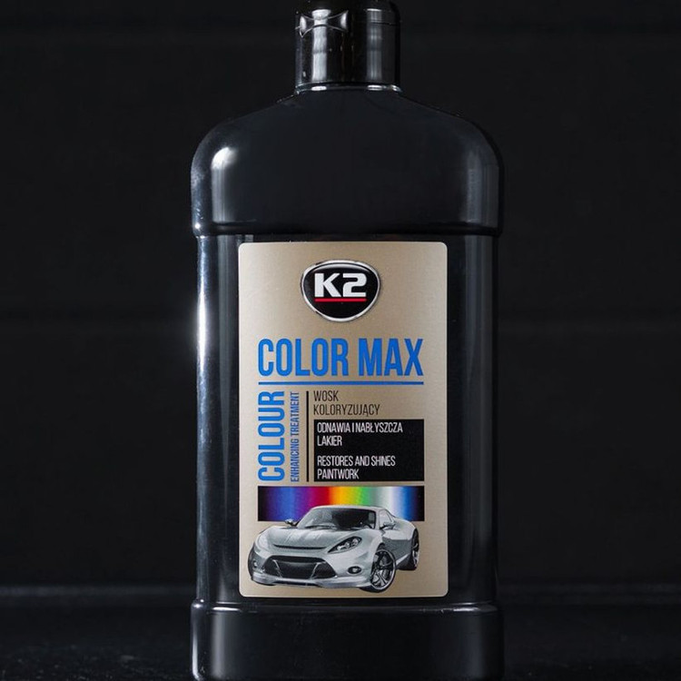 پولیش واکس خودرو کیتو مدل COLOR MAX CZARNY K025CA حجم 500 میلیلیتر