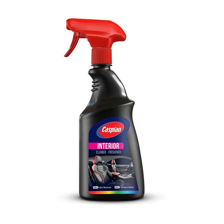 اسپری پاککننده چندمنظوره خودرو کاسپین مدل Inerior-Freshener حجم 500 میلی لیتر مجموعه 2 عددی