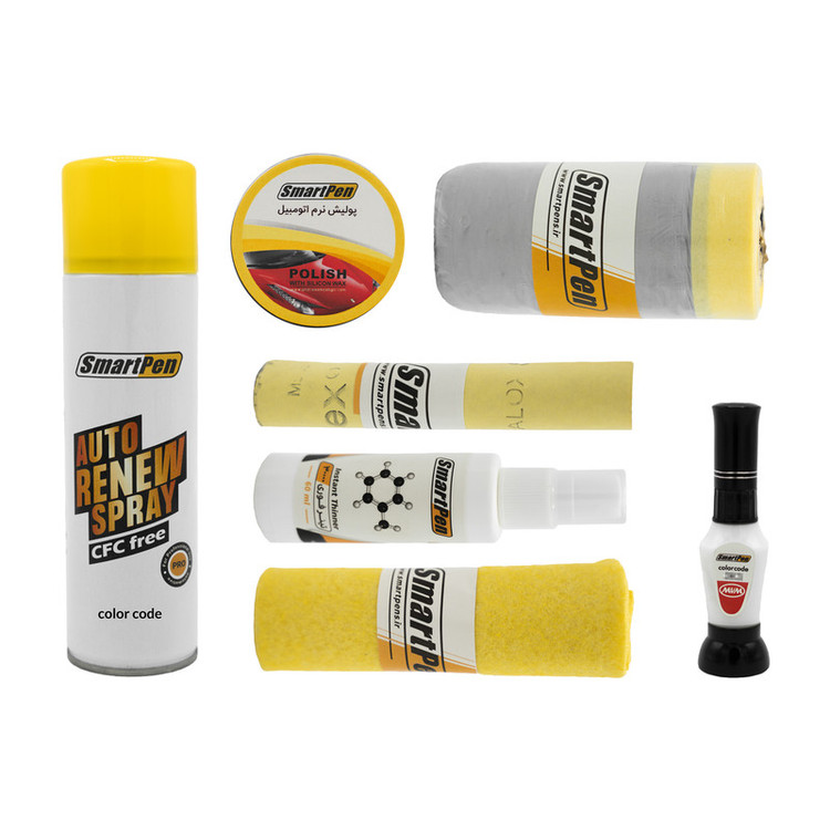 کیت خشگیر و بازسازی رنگ خودرو اسمارت پن کد 321M مجموعه 7عددی