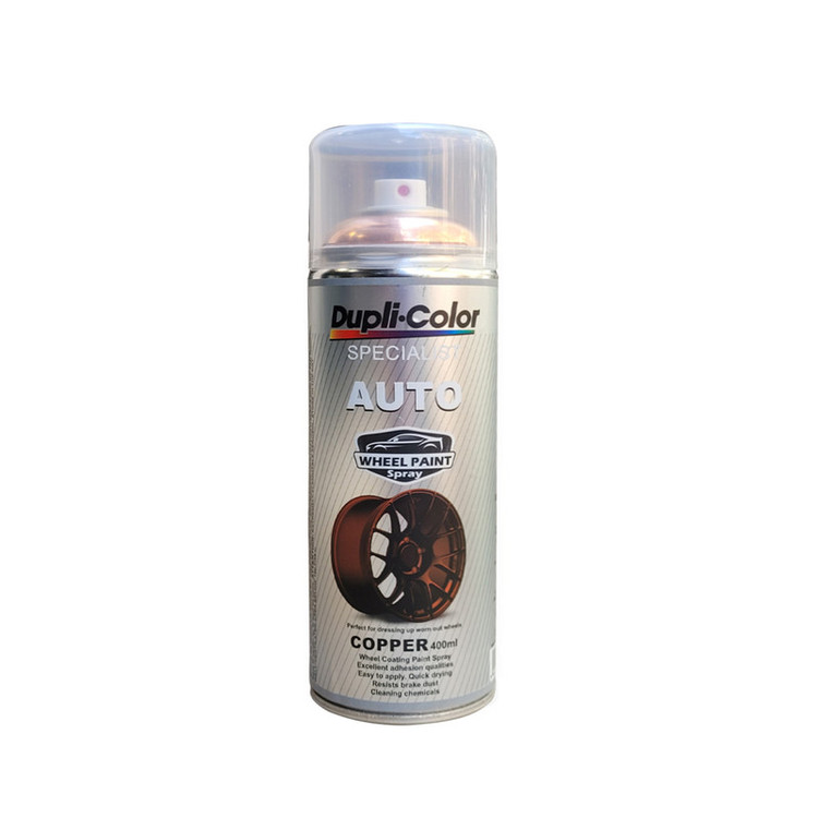 اسپری رنگ رینگ مسی دوپلی کالر مدل wheel paint حجم 400 میلی لیتر