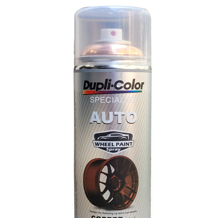 اسپری رنگ رینگ مسی دوپلی کالر مدل wheel paint حجم 400 میلی لیتر