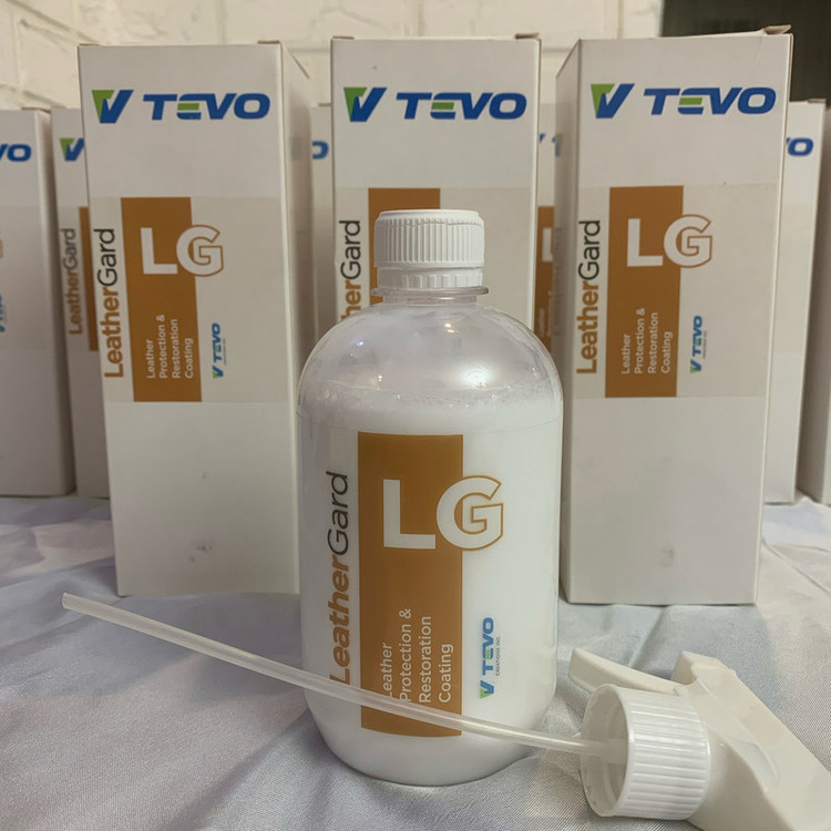 پوشش نانو سرامیک چرم و پلاستیک نرم تِوو مدل LeatherGard کد LG حجم 500 میلی لیتر