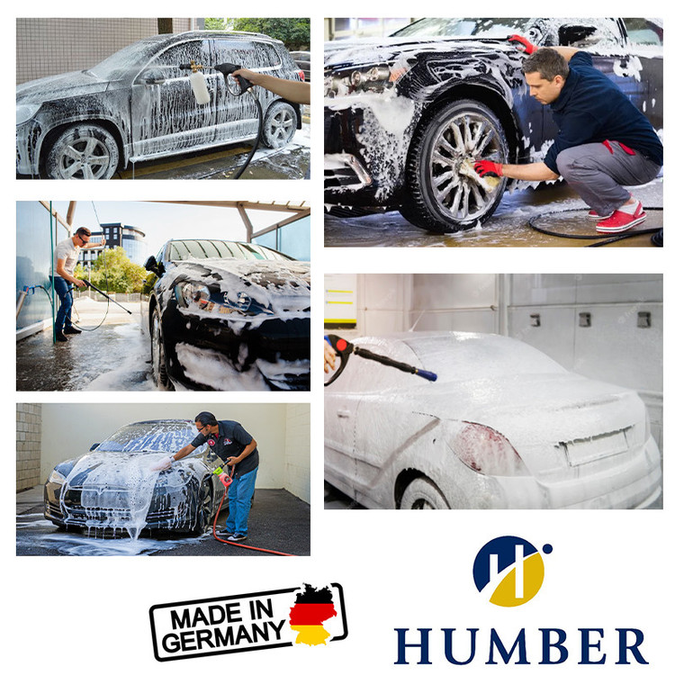 شامپو کارواش بدنه خودرو هامبر کد HUMB-X2 حجم 1 لیتر مجموعه 2 عددی