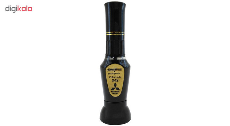 قلم خشگیر بدنه خودرو اسمارت پن رنگ زغالی میتسوبیشی کد X42 حجم 15 میلی لیتر