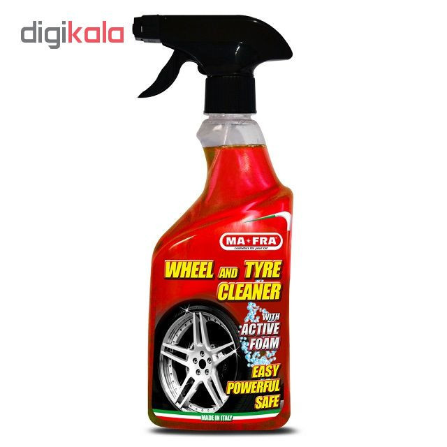 اسپری تمیز کننده رینگ خودرو مفرا مدل W&T2 حجم 500 میلی لیتر
