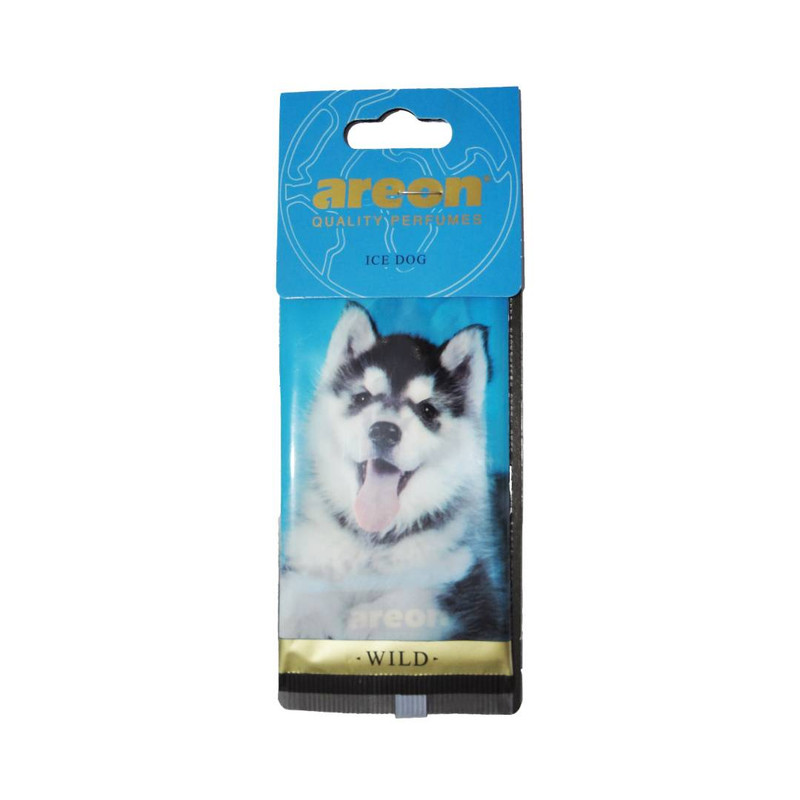 خوشبو کننده کارتی خودرو آرئون مدل Ice dog با رایحه Fresh Air
