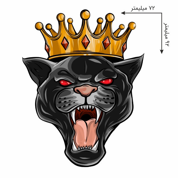 برچسب بدنه خودرو مدل king cat
