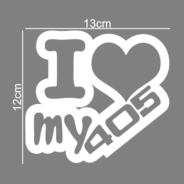 برچسب بدنه خودرو ماتریسیو طرح ماشین I Love My 405 کد M220
