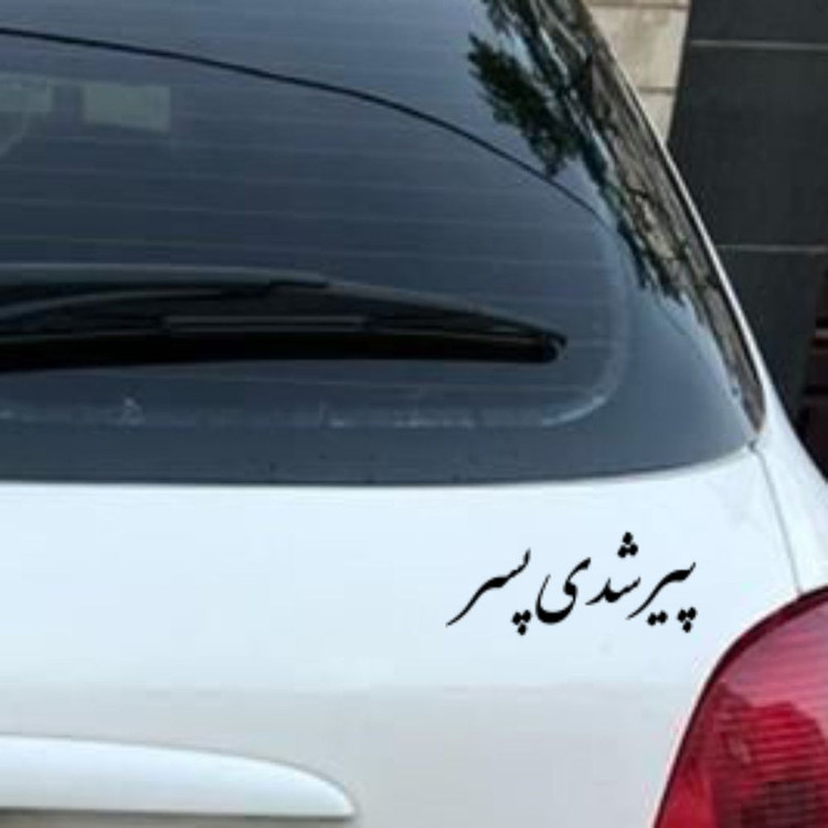 برچسب بدنه خودرو طرح پیر شدی پسر کد MT-B459