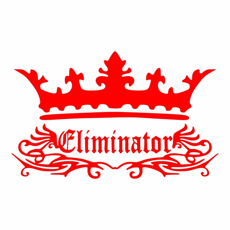 برچسب بدنه خودرو ماتریسیو طرح eliminator قرمز کد M193