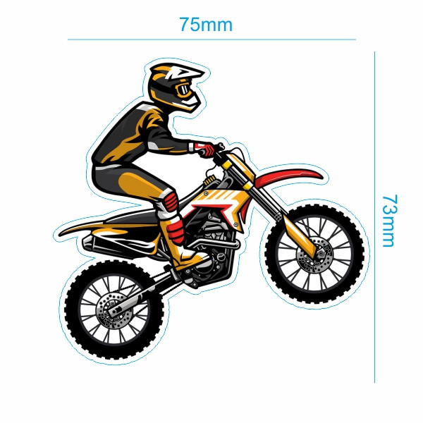 برچسب بدنه خودرو طرح MOTOR کد 02