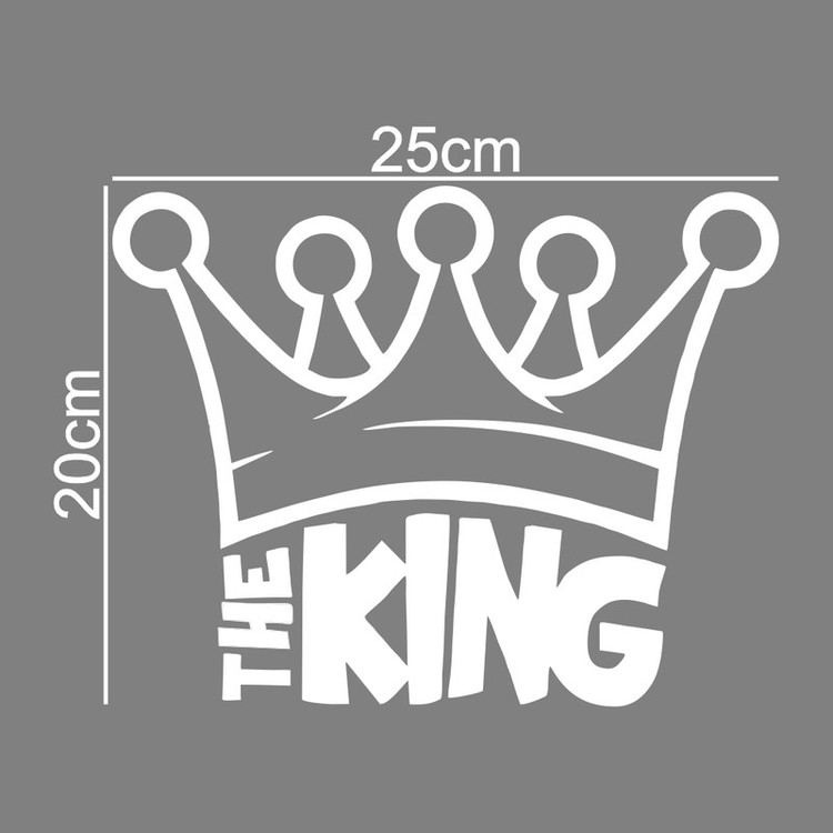 برچسب بدنه خودرو ماتریسیو طرج THE KING کد M182