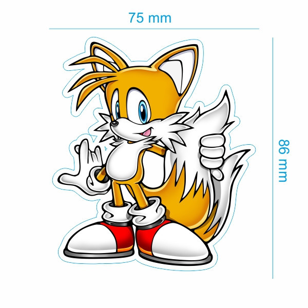 برچسب بدنه خودرو طرح سونیک SONIC کد 3