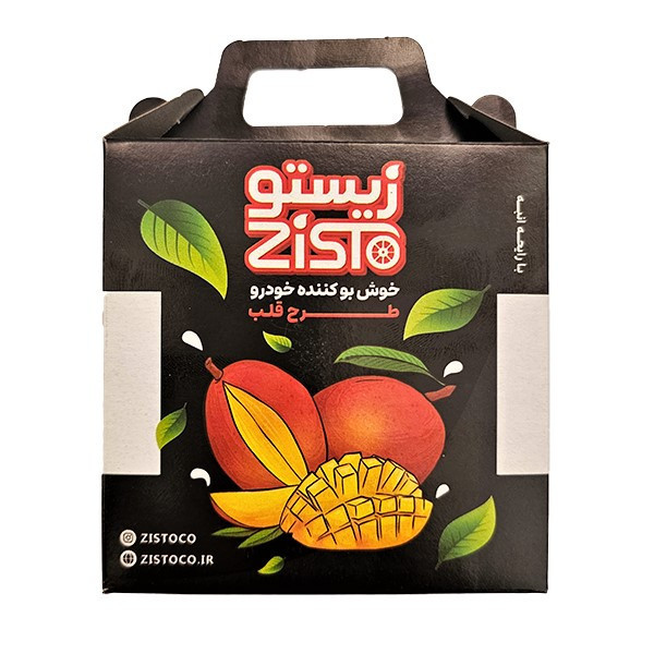 خوشبوکننده خودرو زیستو طرح قلب رایحه انبه