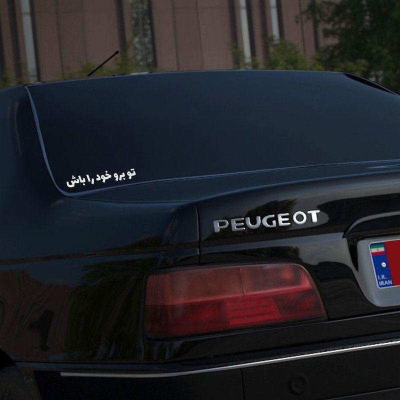 برچسب بدنه خودرو طرح تو برو خود را باش کد MT-W419