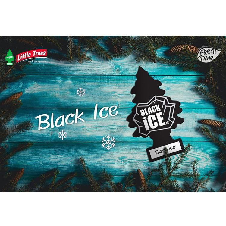 خوشبوکننده خودرو لیتل تریس مدل Black Ice