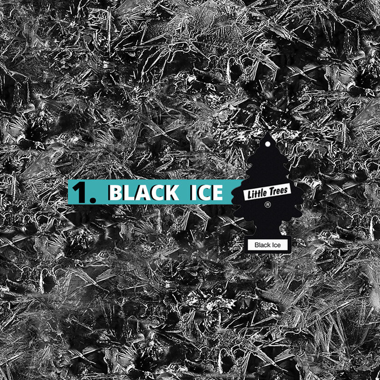 خوشبوکننده خودرو لیتل تریس مدل Black Ice