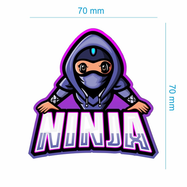 برچسب بدنه خودرو طرح NINJA KID کد144