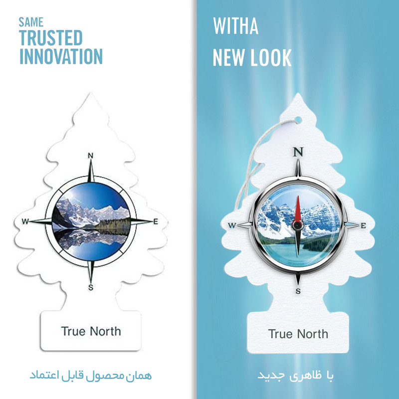 خوشبوکننده خودرو لیتل تریس مدل Trees رایحه True North