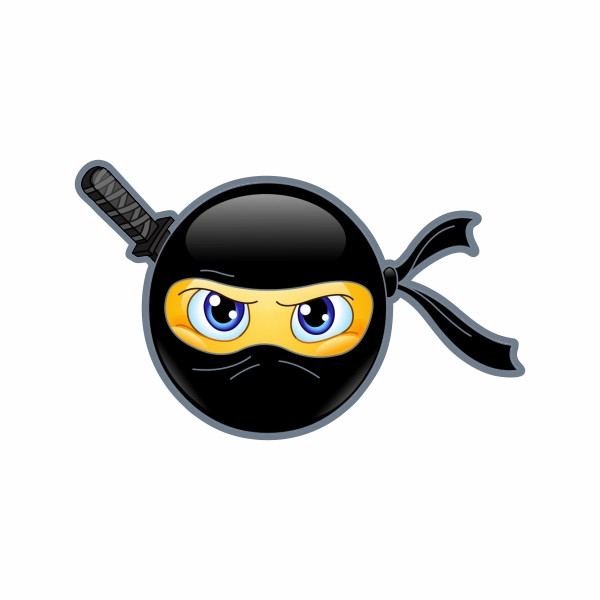 برچسب بدنه خودرو طرح ninja emoji کد 133