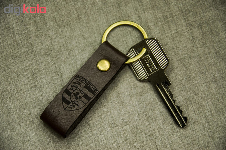 جاسوئیچی خودرو چرمینه اسپرت طرح پورشه کد 74003A-B