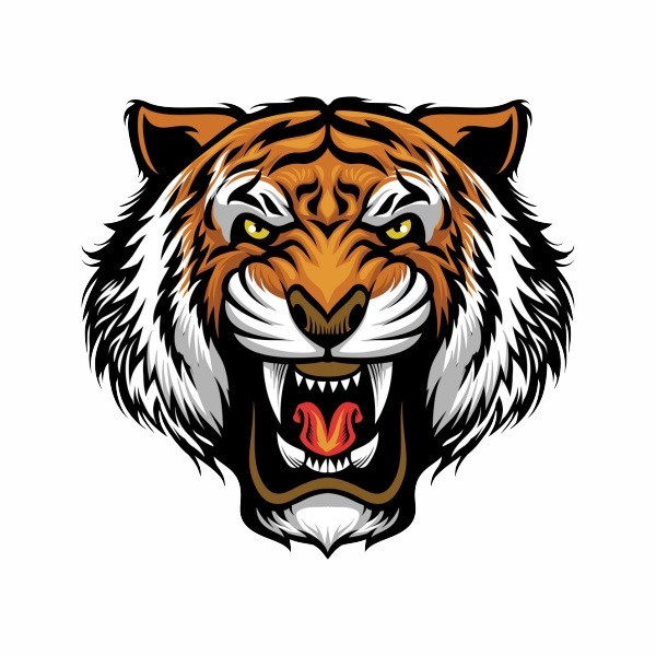 برچسب بدنه خودرو طرح ببر tiger کد 173