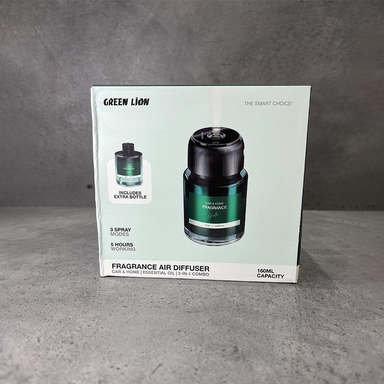 دستگاه تصفیهکننده هوای خودرو گرین لاین مدل CAMBO با رایحه Cologne flavor حجم 320 میلی لیتر