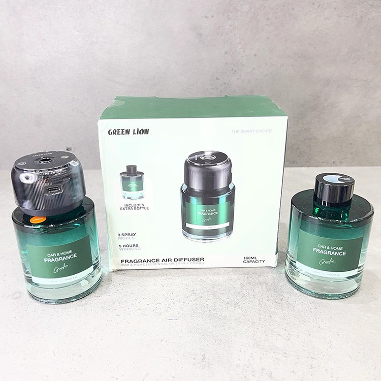 دستگاه تصفیهکننده هوای خودرو گرین لاین مدل CAMBO با رایحه Cologne flavor حجم 320 میلی لیتر