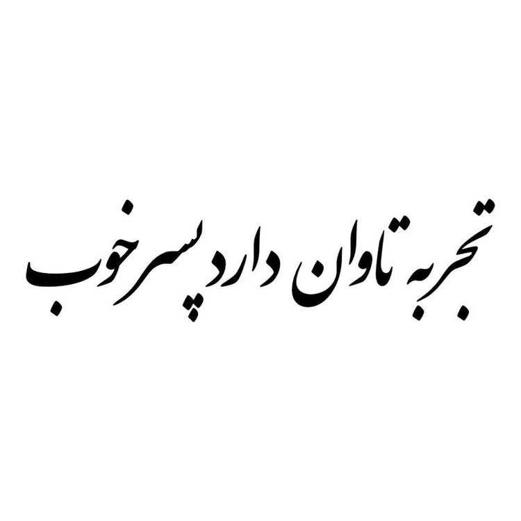 برچسب بدنه خودرو طرح تجربه تاوان دارد پسر خوب کد MT-B504