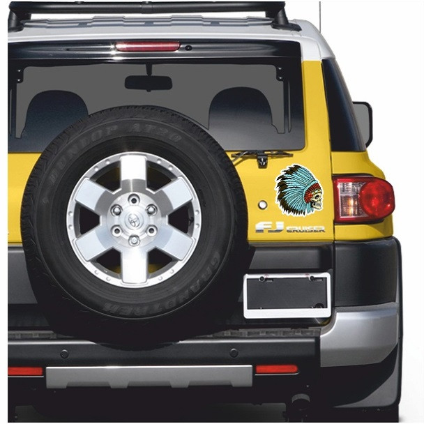 برچسب بدنه خودرو طرح اسکلت کد167