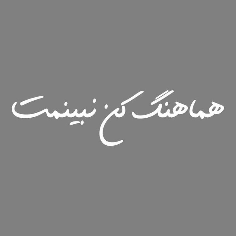 برچسب بدنه خودرو طرح هماهنگ کن نبینمت کد MT-W451