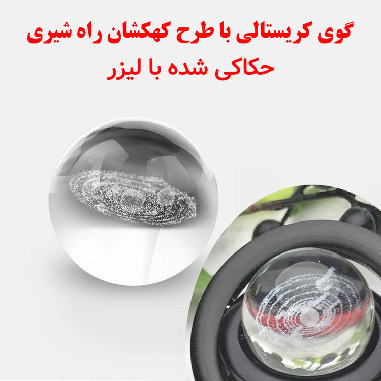 خوشبوکننده خودرو خورشیدی مدل بدنه تمام فلزی کد Milky Way