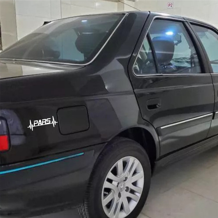برچسب بدنه خودرو طرح ضربان قلب PARS کد MT-W408 مناسب برای پارس