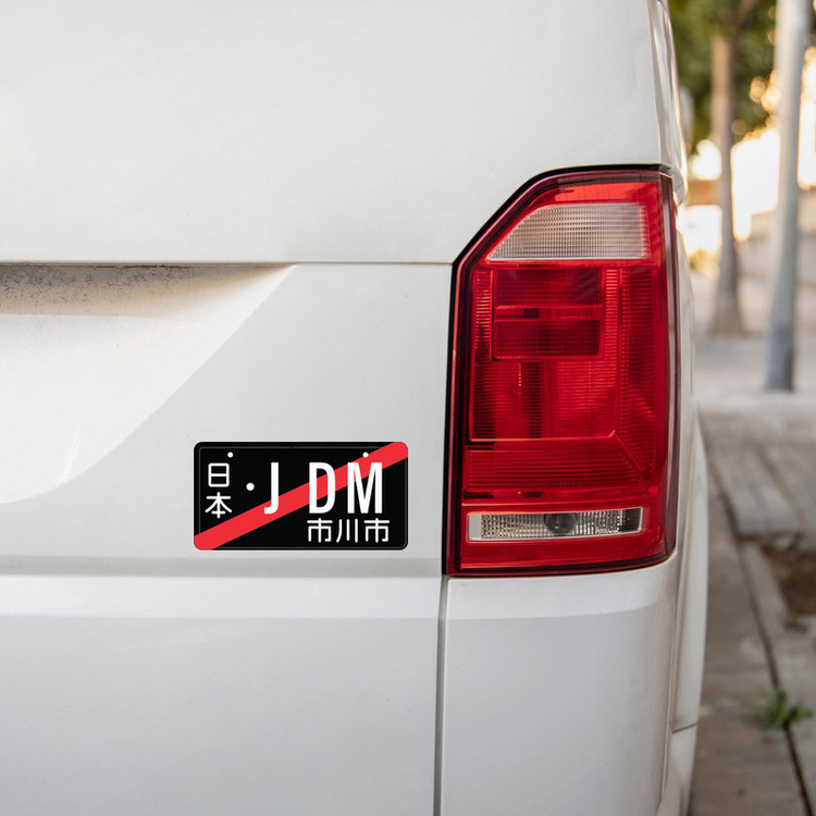 برچسب خودرو پویا مارکت طرح JDM کد 4082