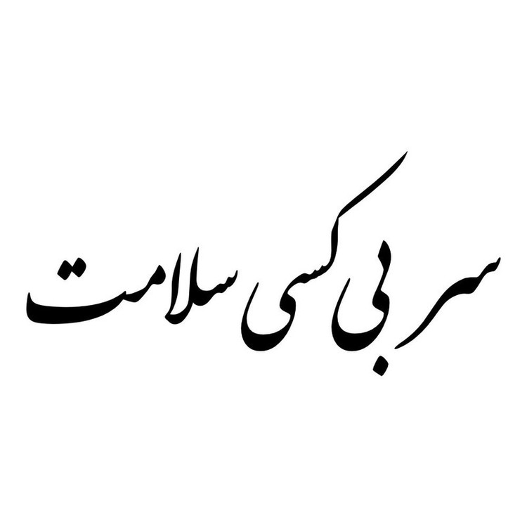 برچسب بدنه خودرو طرح سر بی کسی سلامت کد MT-B465