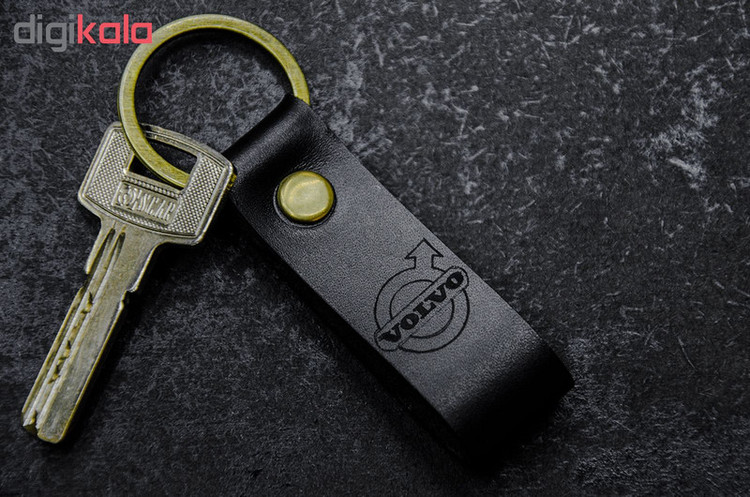جاسوئیچی خودرو چرمینه اسپرت طرح ولوو کد 38003A-B