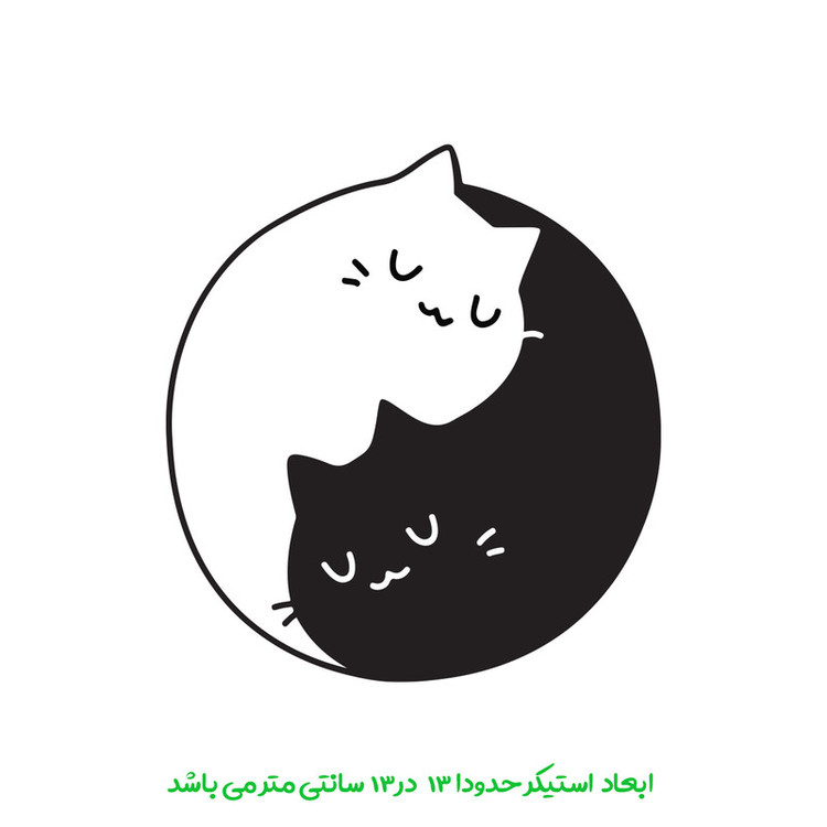 برچسب بدنه خودرو پویا مارکت طرح پیشی کد 3792