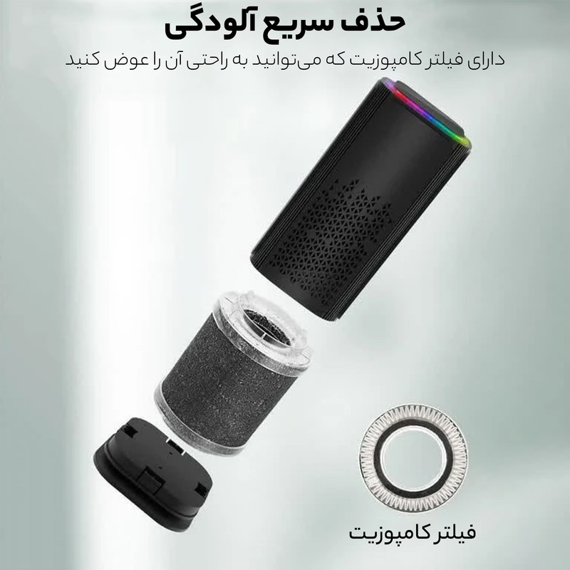 دستگاه تصفیه هوای خودرو ایرفرش مدل BCAP-04B