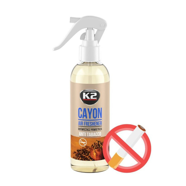 اسپری خوشبوکننده ضد بوی سیگار کیتو مدل CAYON ANTI TOBACCO M117 حجم 250 میلیلیتر